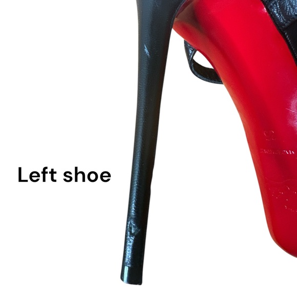 Christian louboutin Jenlove alta 120 kid in black - Picture 8 of 9
